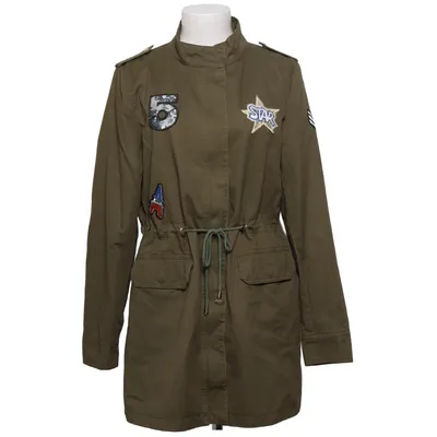 Parka (Vert) de Flammode Coton, Polyester