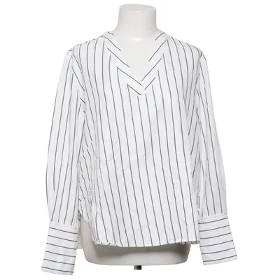 Blouse (Wit, Zwart) van Åhléns Polyester, Viscose