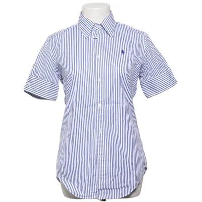 Short sleeve shirt (Blue, White) from Ralph Lauren Cotton, Elastane
