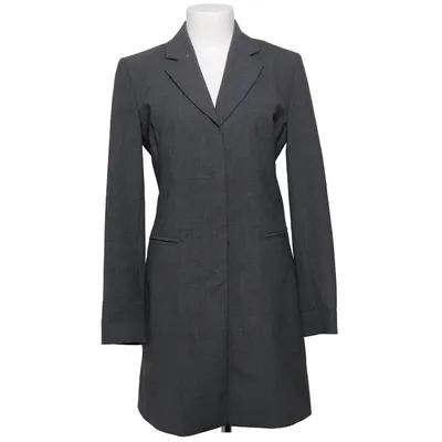 Coat (Gray) from Anasty Elastane, Polyester, Wool