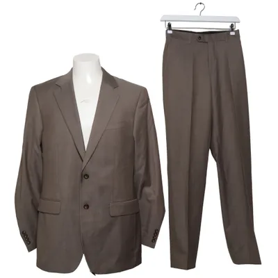 Kostym (Brun) från Bexleys Man Polyester, Ull