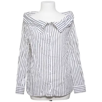 Blouse (Wit, Zwart) van Boohoo Tall Katoen