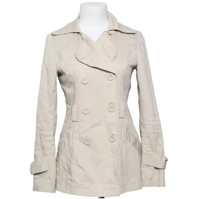 Trenchcoat (Beige) van Miss Posh Katoen, Elastaan, Polyester