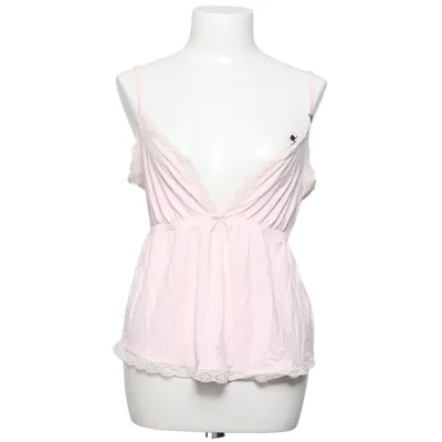 Haut de pyjama (Rose, Blanc) de Nelly Élasthane, Viscose