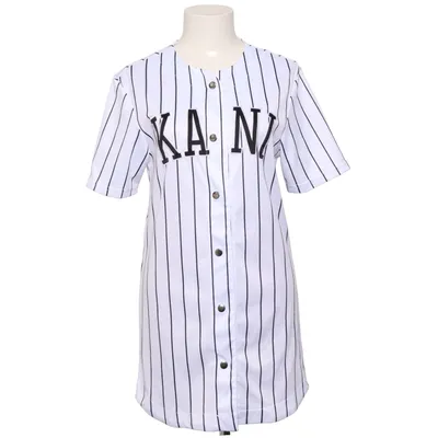 Baseball T-shirt (White, Black) from Karl Kani Polyester