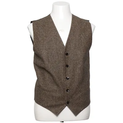 Kostymväst (Brun) från Pour Homme Bomull, Polyester, Ull