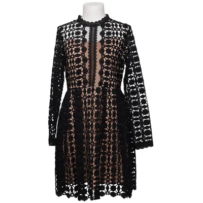 Robe (Noir, Beige) de Lily Mcbee Élasthane, Polyester