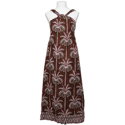 Robe longue (Marron, Multicolore) de Enfasis Viscose