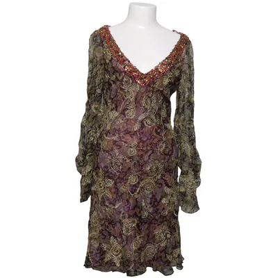Dress (Purple, Multicolored) from Jenny Packham Silk
