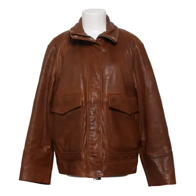 Leather jacket (Brown) from Zara Leather Collection Leather