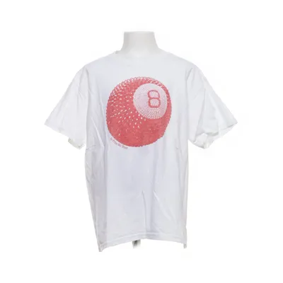 T-shirt (Vit, Röd) från Gildan Bomull