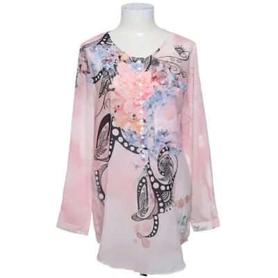 Blouse (Rose, Multicolore) de Floryday