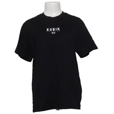 T-shirt (Zwart) van Kubik Katoen