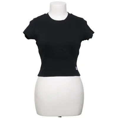 Crop top (Noir) de Ragged Jeans Coton, Élasthane
