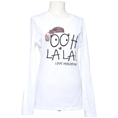 Långärmad t-shirt (Vit, Flerfärgad) från Love Moschino
