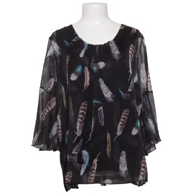Blouse (Black, Multicolored) from Loveli Elastane, Viscose