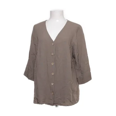 Skjorta (Beige) från Zizzi Polyamid, Viskos