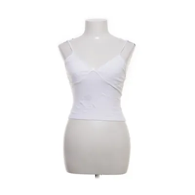 Tank Top (White) from Brandy Melville Cotton, Elastane, Viscose