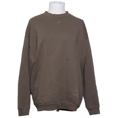 Sweatshirt (Brun) fra Gymshark Bomuld, Genanvendt polyester