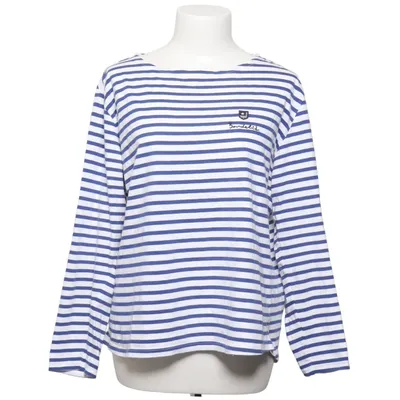 T-shirt à manches longues (Bleu, Blanc) de Bondelid Coton