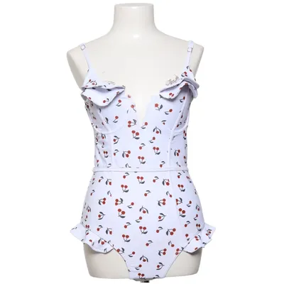 Swimsuit (White, Red, Green) from Shein Elastane, Polyester