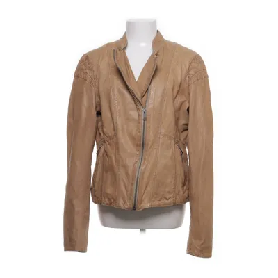 Leather jacket (Beige) from Jofama