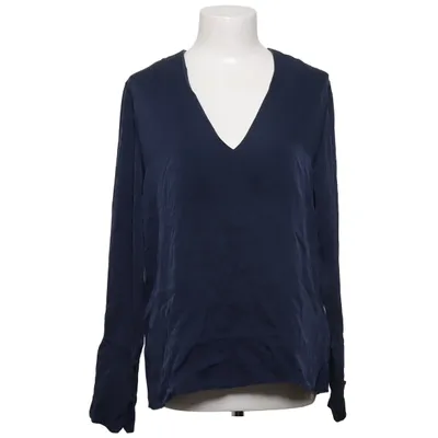 Blouse (Blue) from Ahlvar Gallery Elastane, Silk