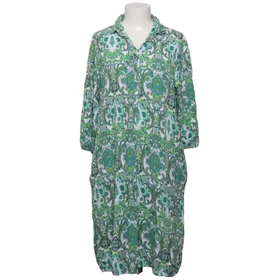 Dress (Green, White) from Mix By