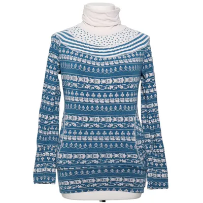 Polotröja (Blå, Vit) från Blutsgeschwister Bomull, Elastan