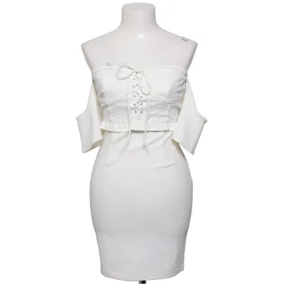 Dress (White) from Naanaa Elastane, Polyester