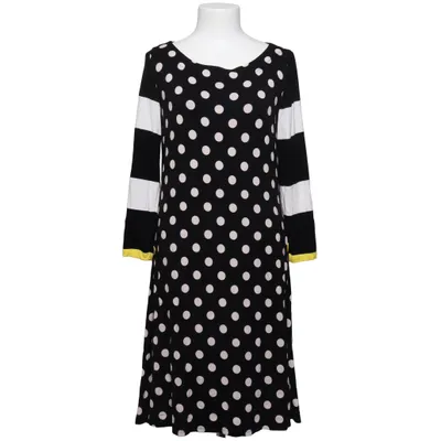 Robe (Noir, Blanc) de Du Milde Coton, Élasthane, Viscose