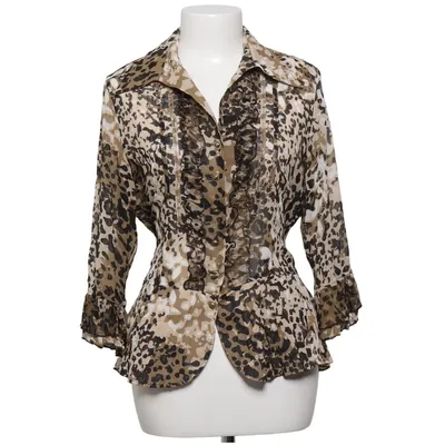 Blouse (Bruin, Beige, Zwart) van Gelco