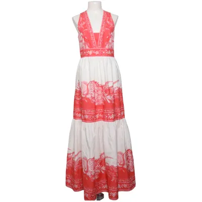 Maxi dress (White, Pink, Multicolored) from Twinset Cotton