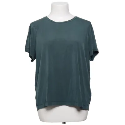 T-shirt (Green) from Samsøe & Samsøe Cupro, Elastane