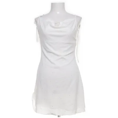 Klänning (Vit) från Bershka Elastan, Polyester