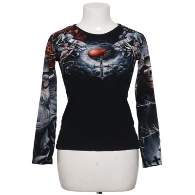 Långärmad t-shirt (Svart, Flerfärgad) från Spiral Bomull