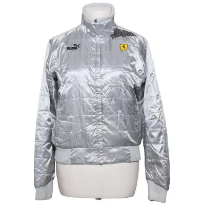 Bomberjakke (Sølv) fra Puma x Ferrari Elastan, Polyamid, Polyester
