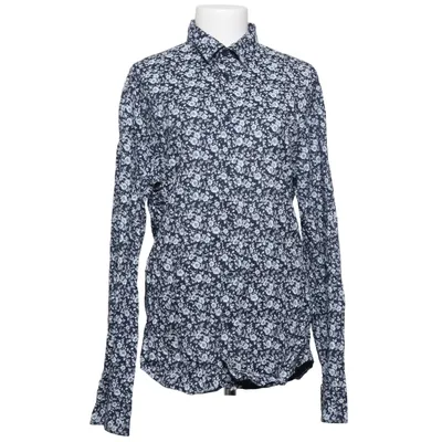 Chemise (Parker Printed Shirt Navy) de Marccetti Coton, Élasthane