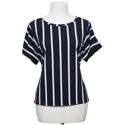 Haut (Bleu, Blanc) de JYOTHI Élasthane, Polyester
