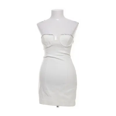 Cocktailkjole (Hvid) fra Zara Elastan, Polyester