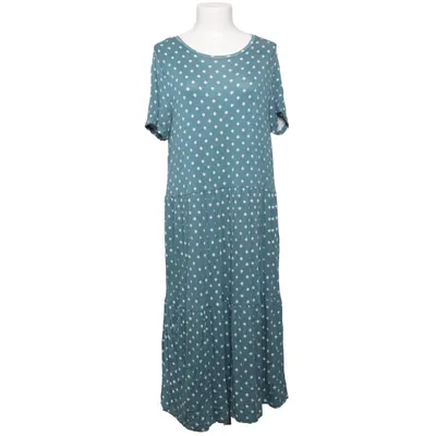 Långklänning (Blå, Vit) från Gina Elastan, Viskos