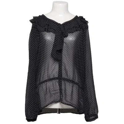 Blus (Svart, Vit) från Sally Polyester