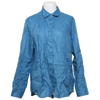 Shirt (Blauw) van Uniqlo Linnen
