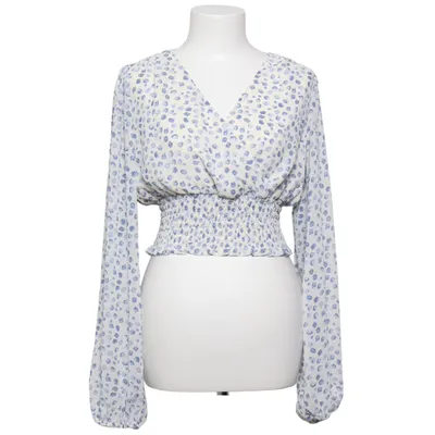 Crop top (Blå, Hvid) fra NA-KD Reborn Polyester