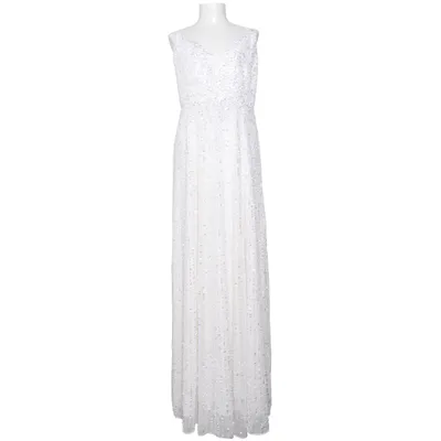 Aftonklänning (Vit, Silverfärgad) från Asos Bridal Polyester