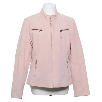 Leather jacket (Pink) from Joy Leather, Polyester