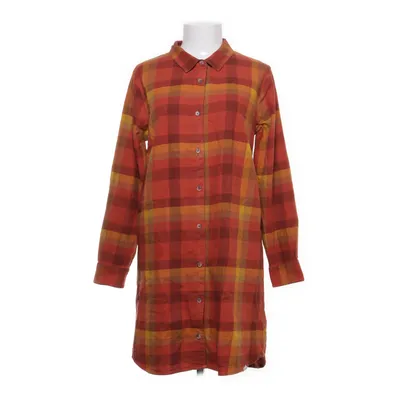 Skjortklänning (Orange, Gul, Brun) från Frilufts Ekologisk bomull