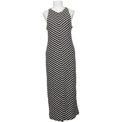 Maxi dress (Black, White) from Primark