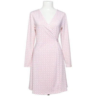 Omlottklänning (Rosa, Vit) från Chiara Forthi Elastan, Polyester