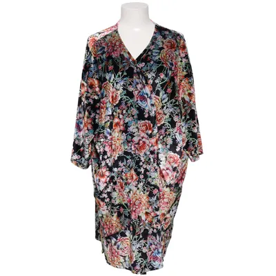 Dressing gown (Black, Multicolored) from Gozzip Elastane, Polyester
